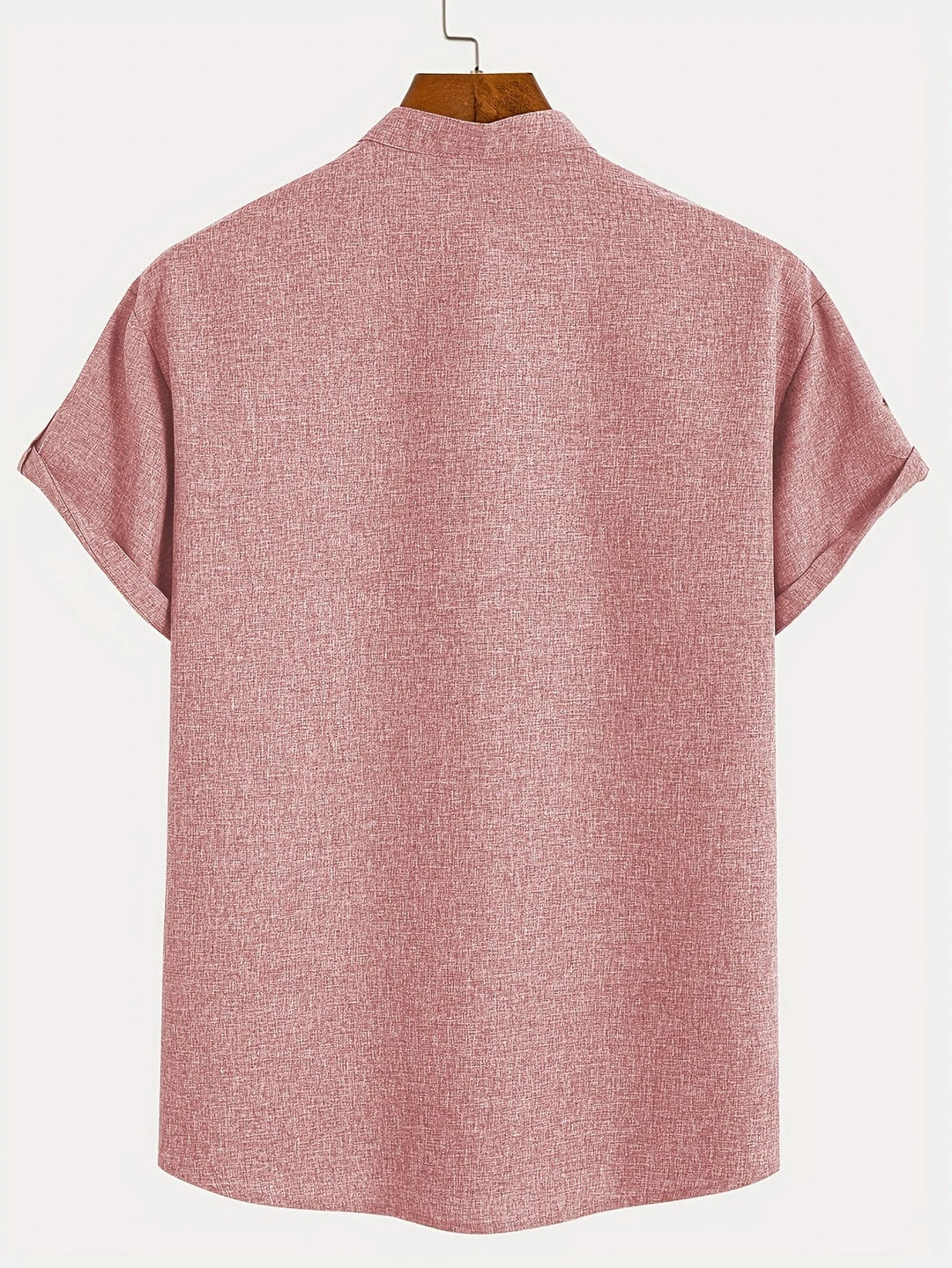 Elliott - Elegante Camicia a Maniche Corte Con Collo Alto