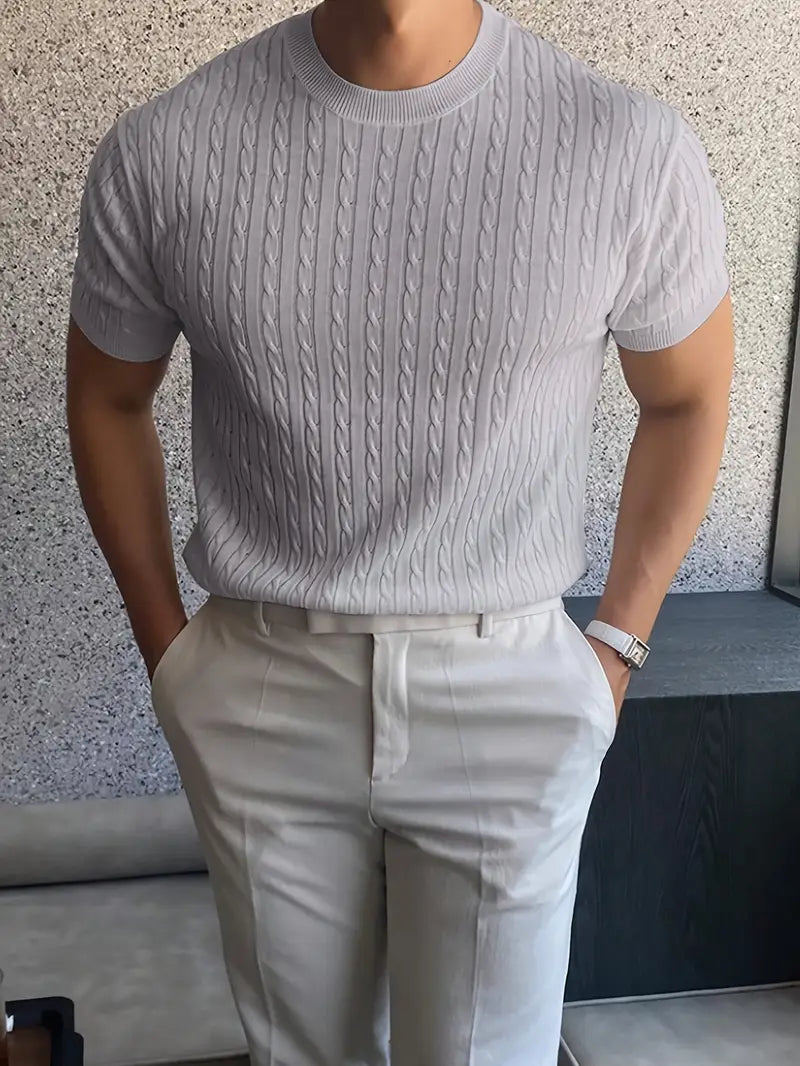 Kiril - Elegante Maglione Lavorato A Maglia