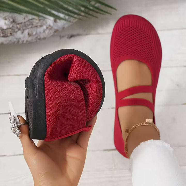 Kethryn - Scarpe Slip on in Maglia Mary Jane