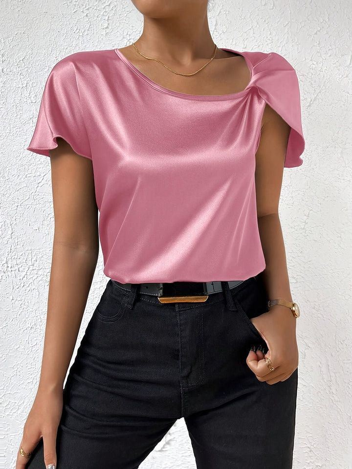 Loretta - Top Alla Moda Con Dettagli Unici Sulle Spalle