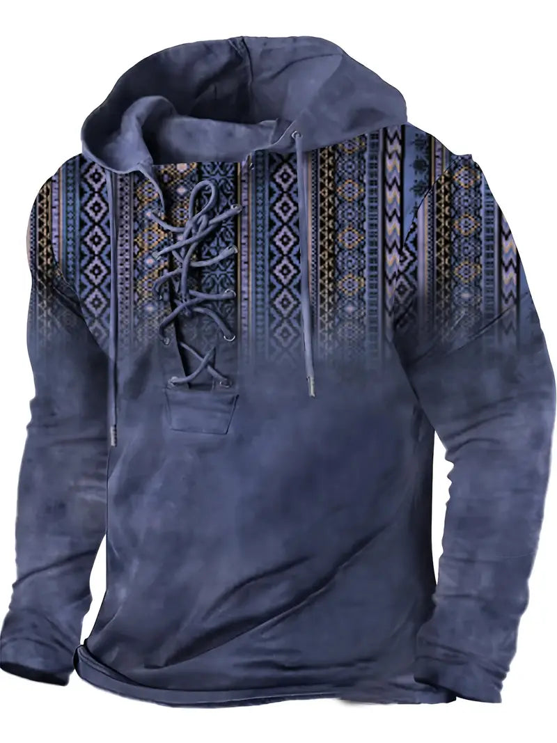 Sandeep - Felpa Con Cappuccio Casual Stampata In 3D