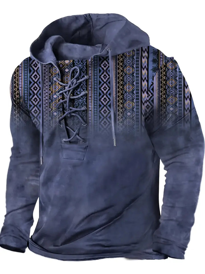 Sandeep - Felpa Con Cappuccio Casual Stampata In 3D