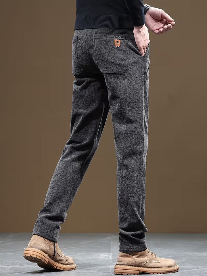 Talcott - Pantaloni Casual Dalla Vestibilità Slim Con Effetto Testurizzato