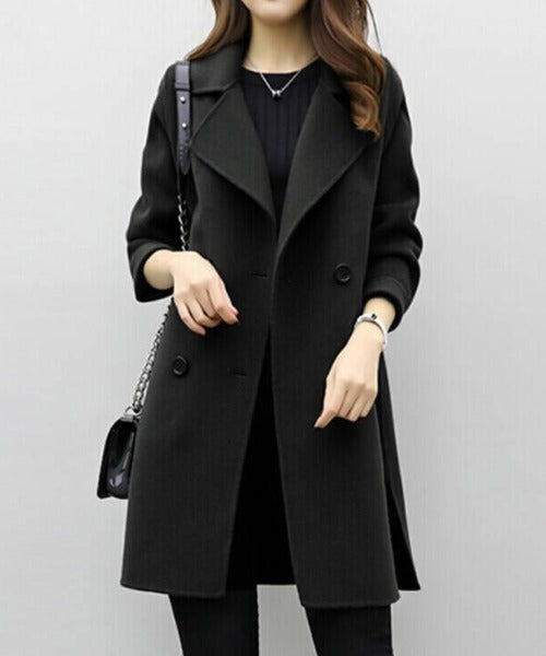 Roxana - Elegante Cappotto Doppiopetto