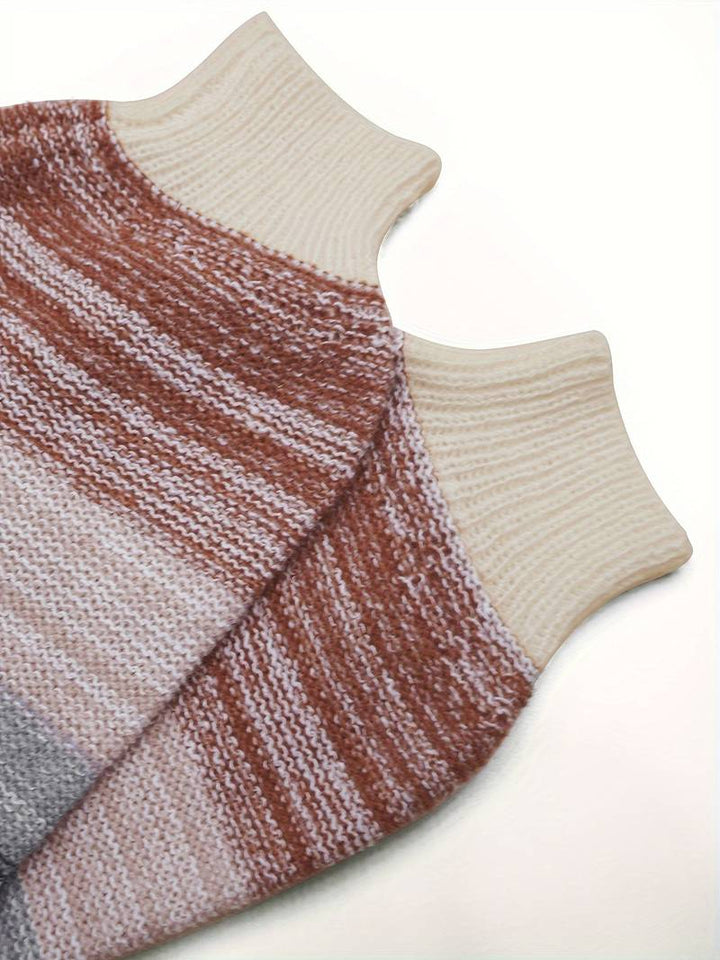 Avihod - Elegante Maglione Con Scollo Rotondo e Vestibilità Ampia