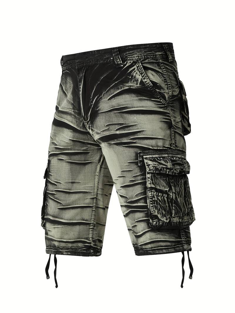 Thomas - Pantaloncini Cargo Casual Con Motivo Mimetico E Tasche
