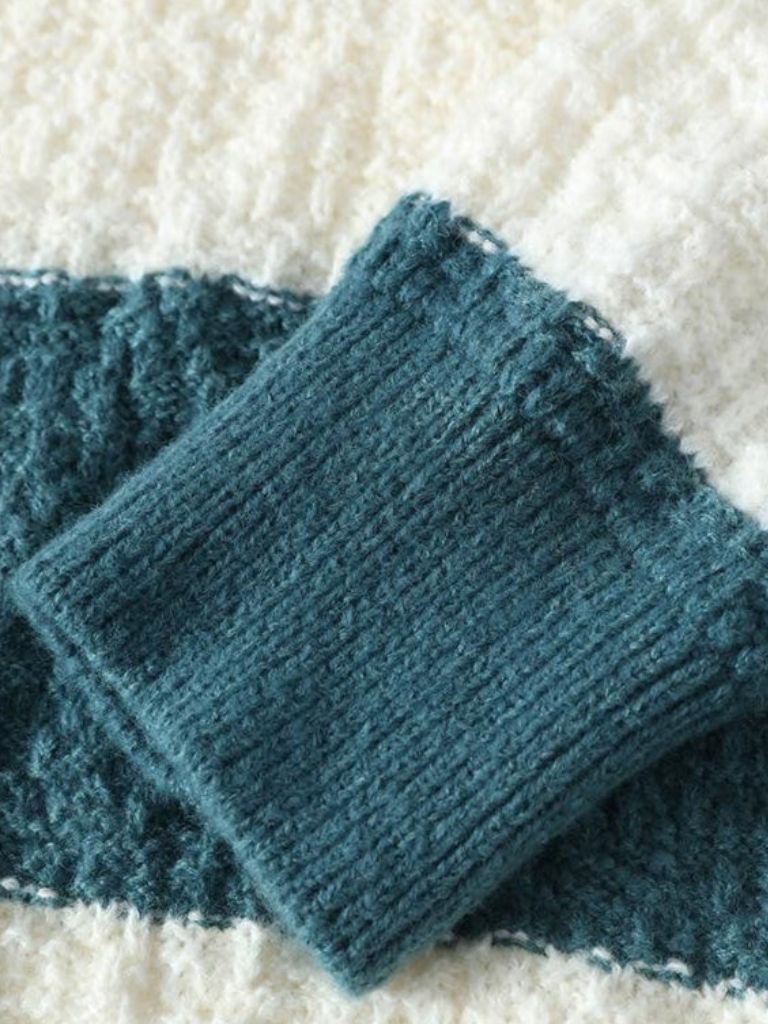 Jorren - Maglione a Righe Con Collo Rotondo