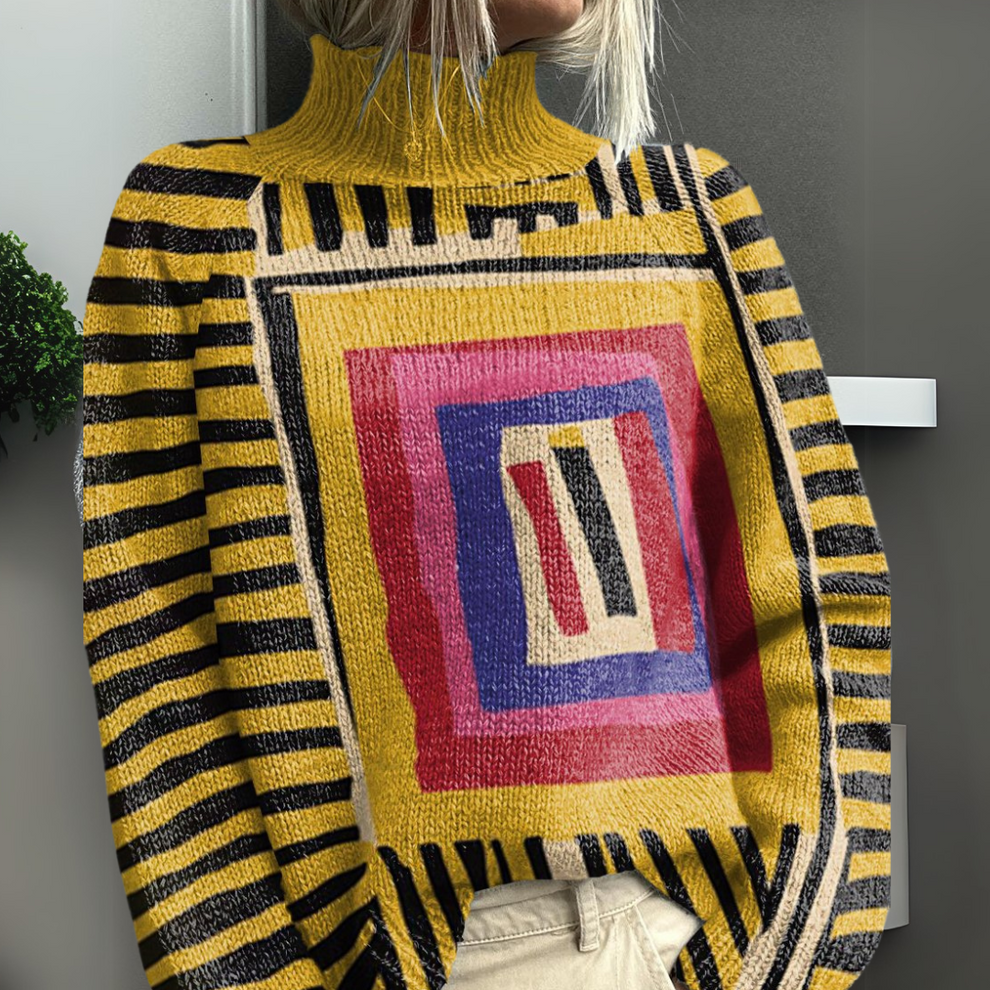 Rasha - Maglione Stampato Colorato