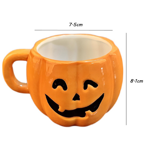 GlowSip - Tazza Halloween Con Zucca Sorridente