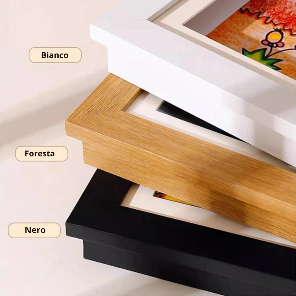 ArtKid - Cornice Magnetica Per Esposizione D'arte Per Bambini