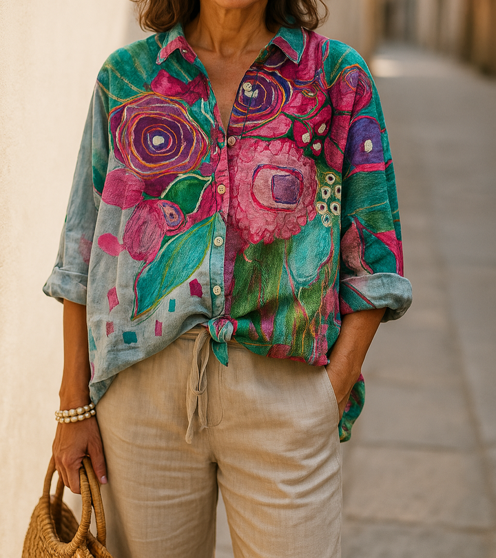 Petra - Camicetta Floreale Casual