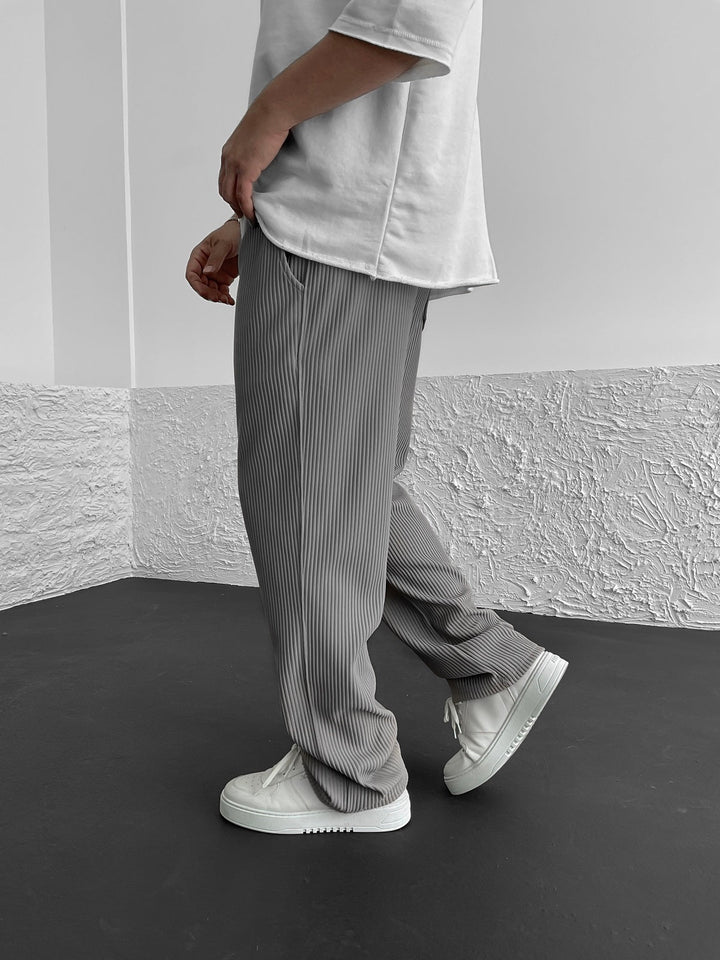 Wigand – Pantaloni In Spandex a Coste Comfort