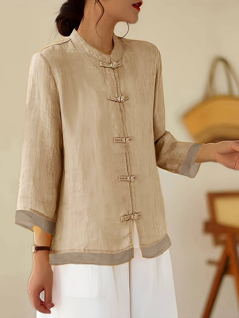 Sigal - Camicia Vintage Dalla Vestibilità Ampia Con progettazione Patchwork