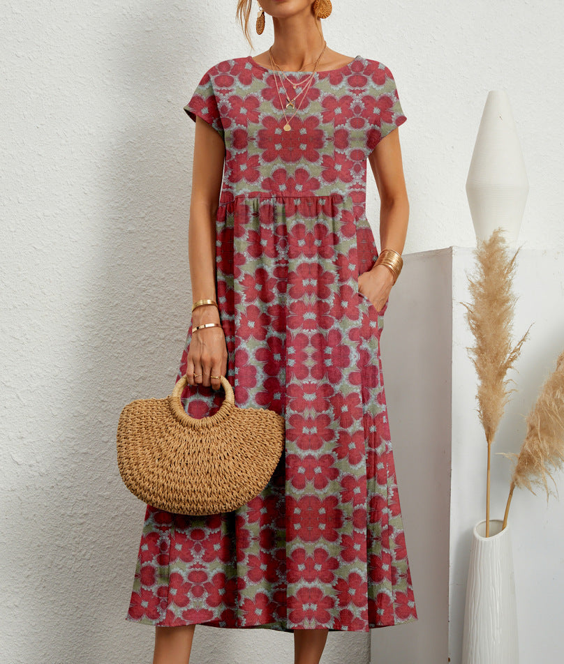 Deborah - Elegante Abito Floreale