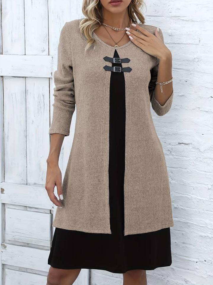 Shirahoshi - Completo Due Pezzi Con Collo Rotondo Per Autunno e Inverno