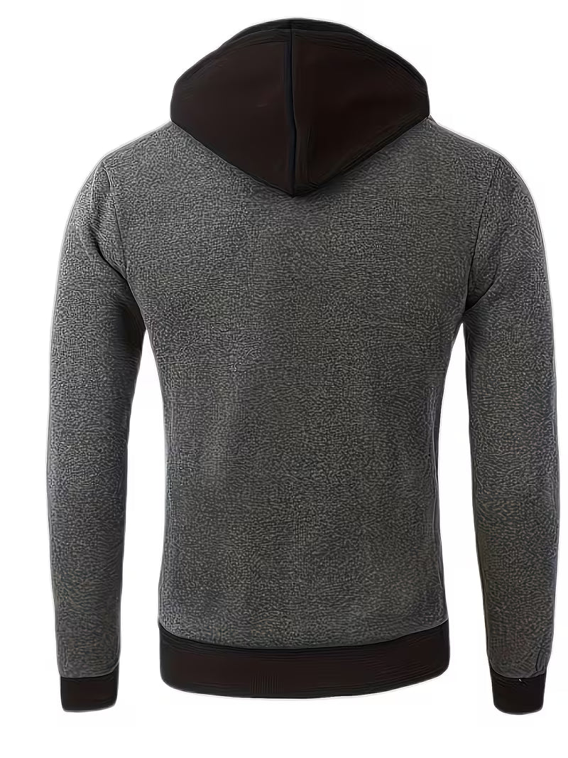Griffiths - Felpa con Cappuccio,Maniche Lunghe e zip a un Quarto