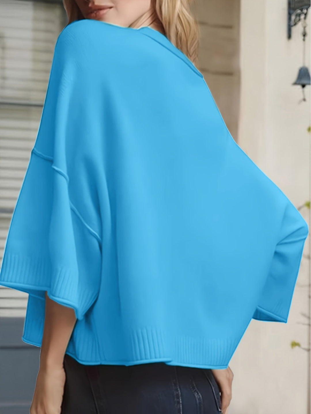 hilena - Cardigan Casual a Maniche Corte