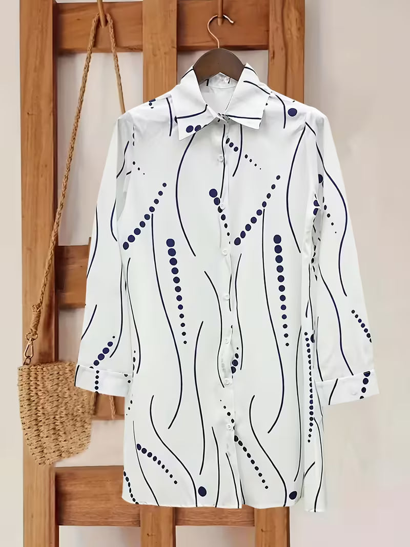 Belma - Abito Camicia Alla Moda Con Bottoni