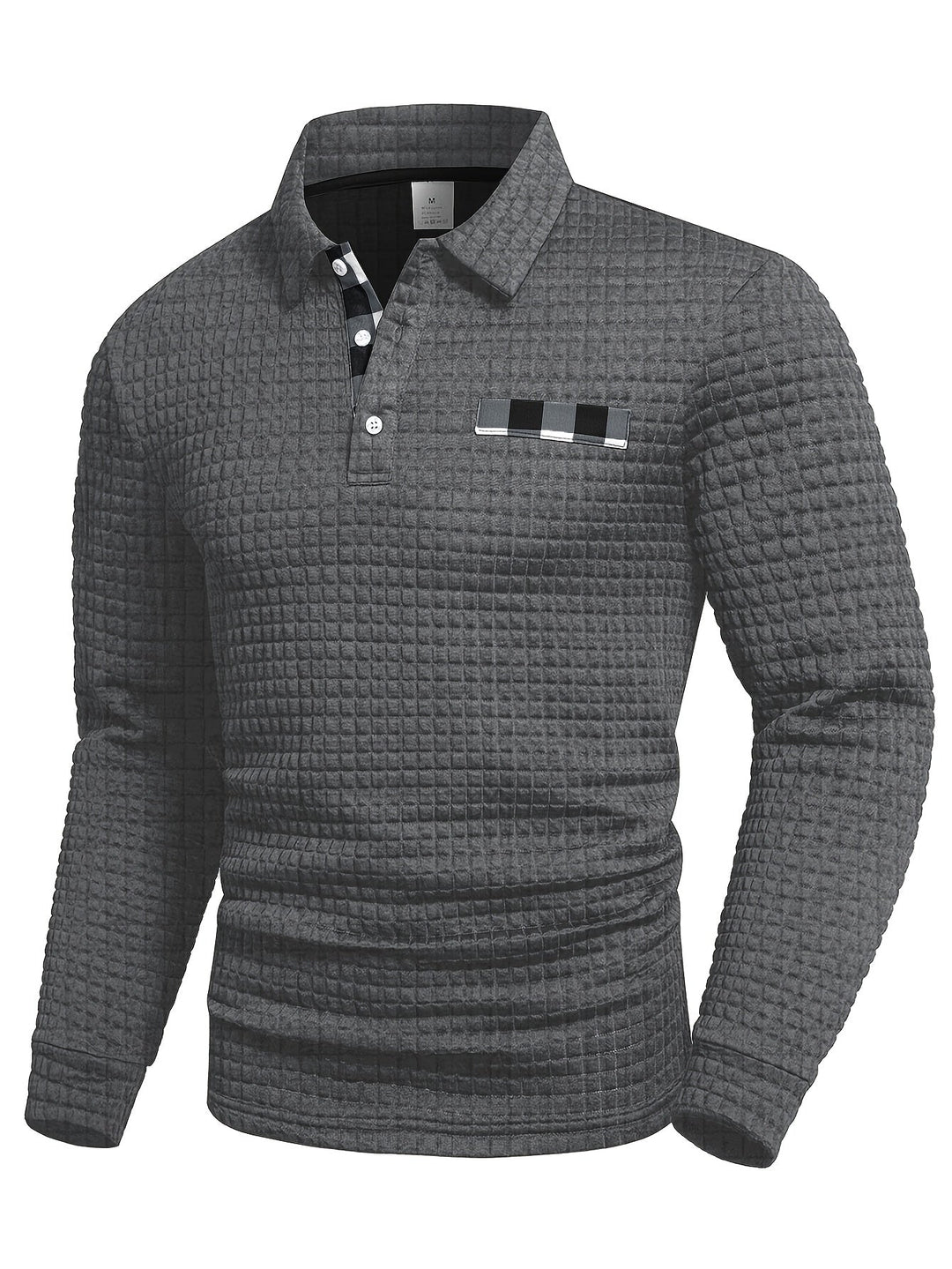 Juergen - Camicia Casual a Maniche Lunghe Con Bottoni