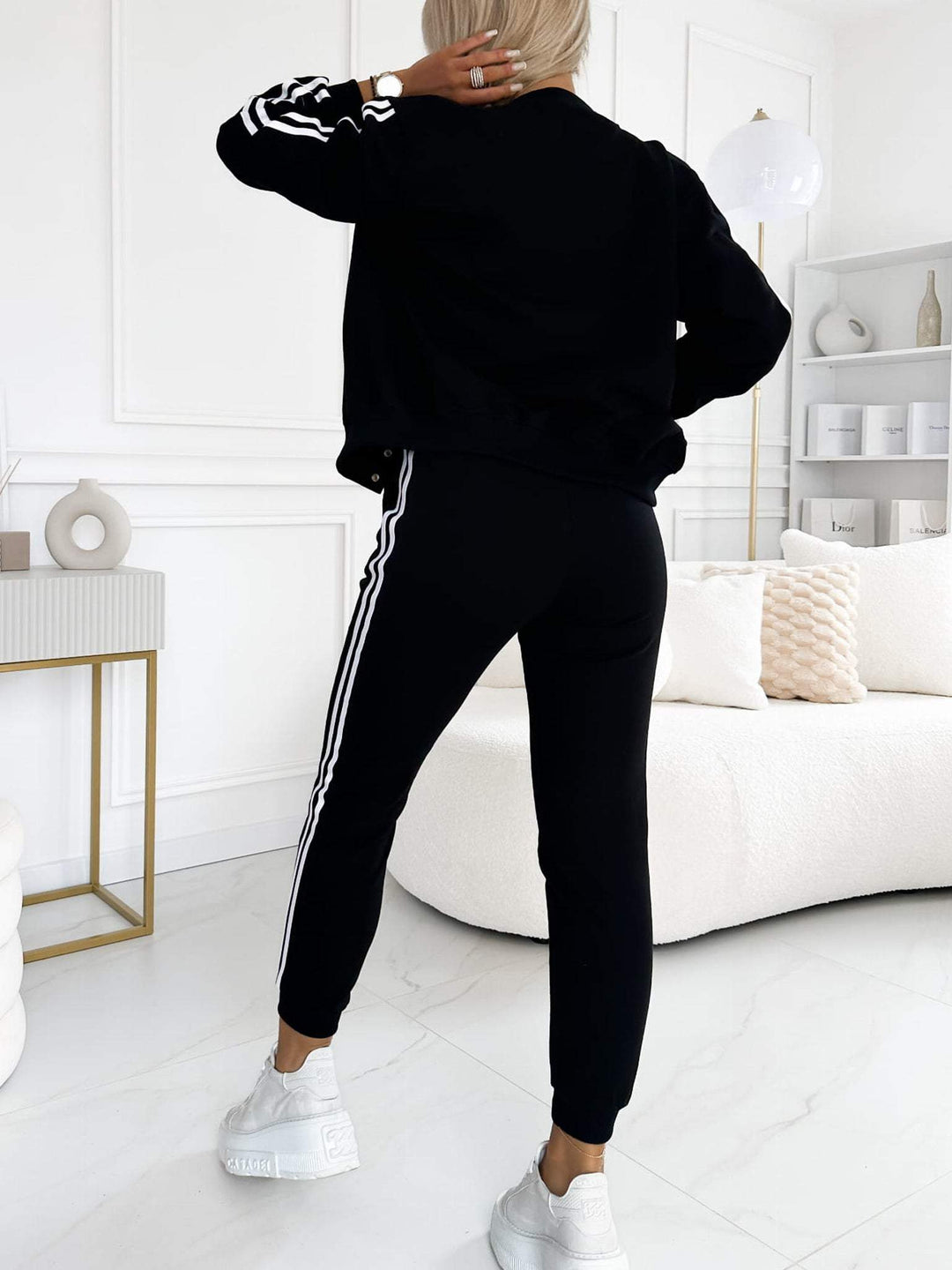 Kendra - Collo Rotondo Giacca e Pantalone Set di 3 Pezzi