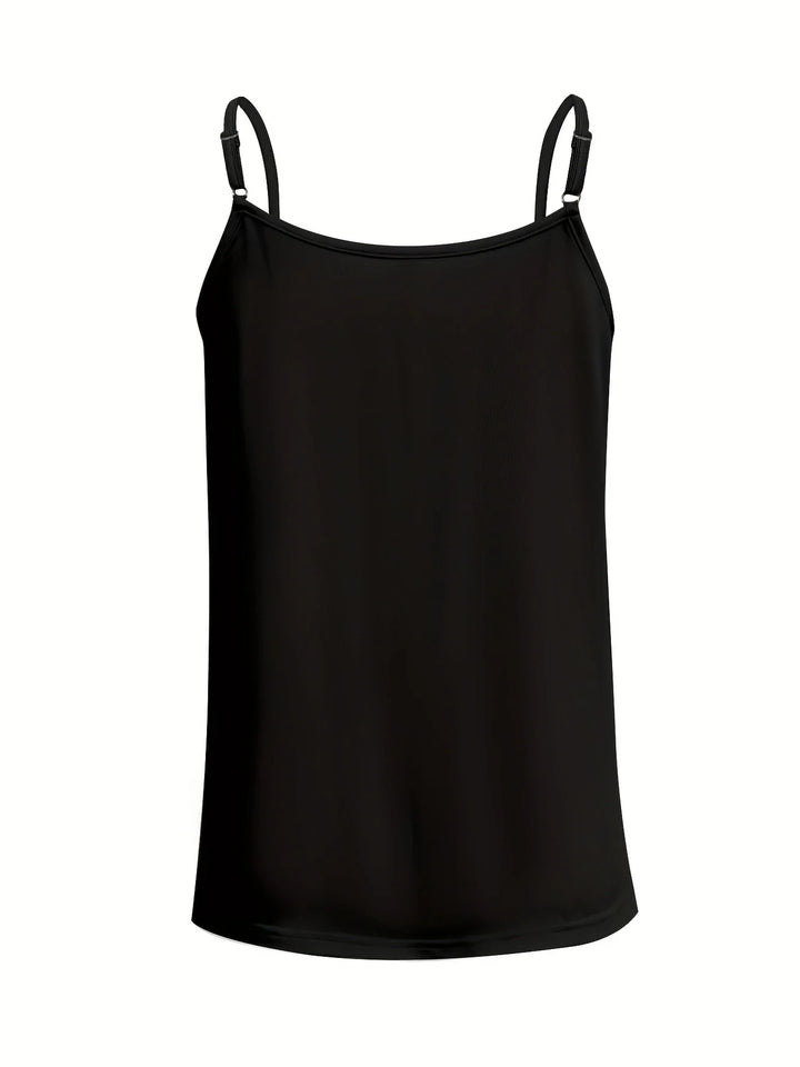 Juna - Elegante Top Senza Maniche In Pizzo Con Scollo a V