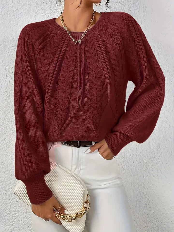 Özden - Elegante Maglione a Maniche Lunghe