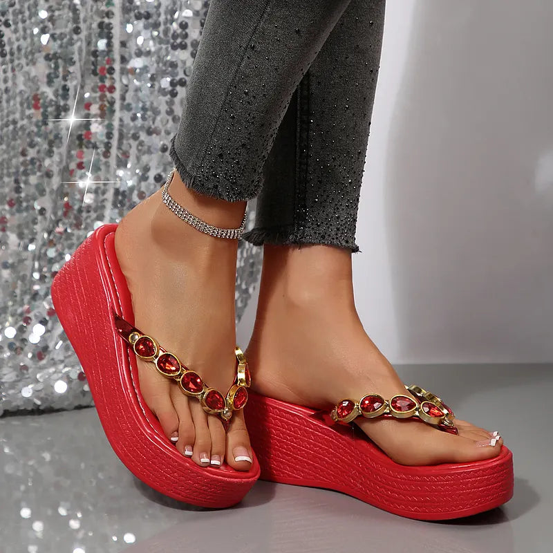 Wietske - Sandali Con Zeppa e Strass