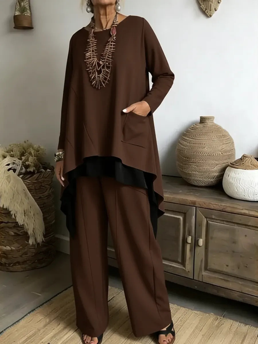 Naelia - Elegante Set Composto Da Due Pezzi