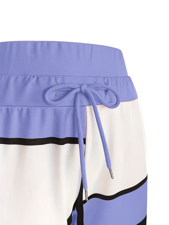Loana - Set Casual a Due Pezzi Con Blocchi Di Colore