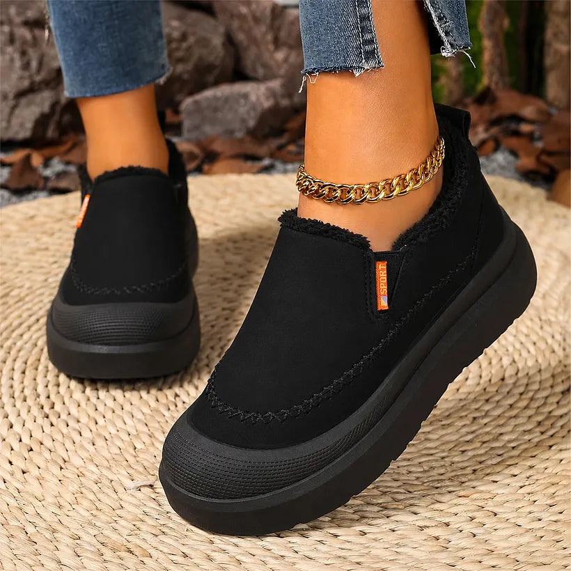 Adelya – Scarpe Eleganti Con Fodera in Pelliccia Sintetica