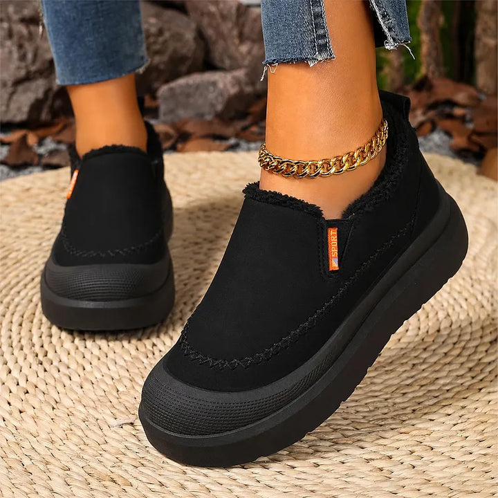 Adelya – Scarpe Eleganti Con Fodera in Pelliccia Sintetica