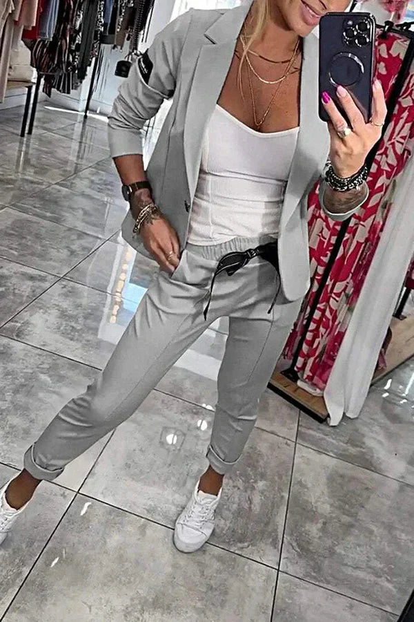 Kseniya - Elegante Set Di Blazer E Pantaloni