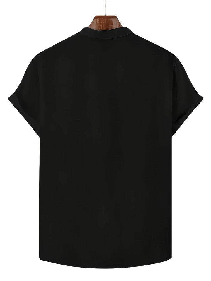 Putin - Camicia Taspirante a Maniche Corte Con Taschino