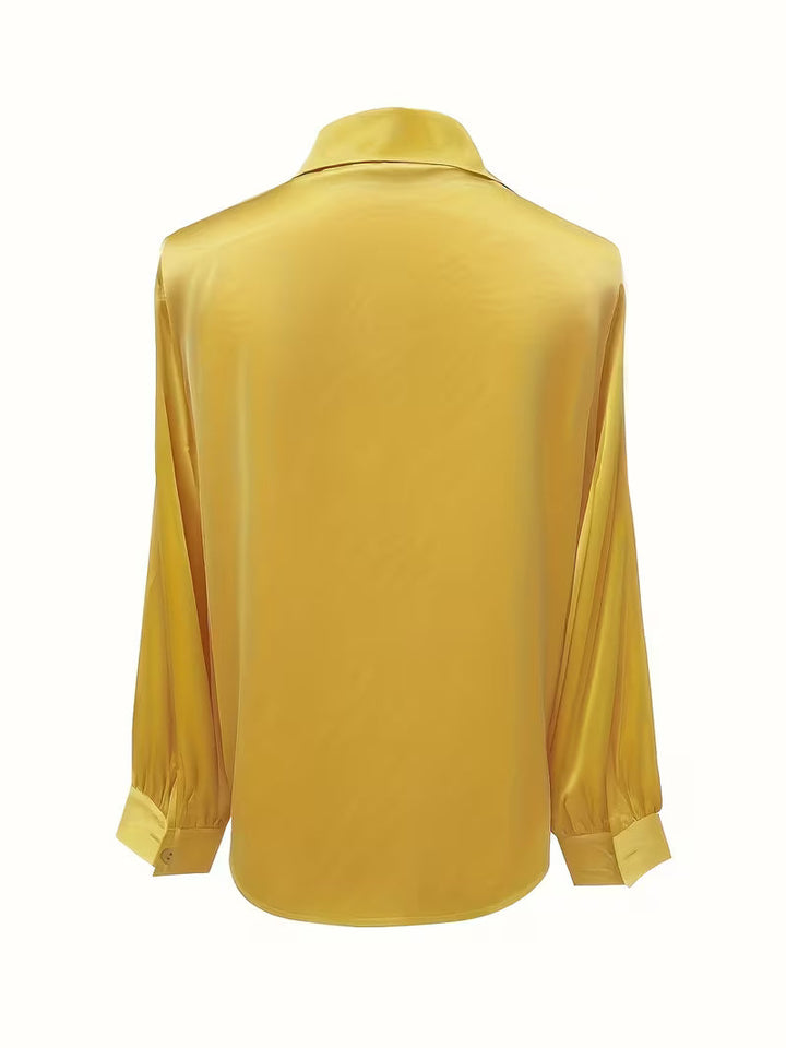 Leylah - Elegante Camicetta a Maniche Lunghe