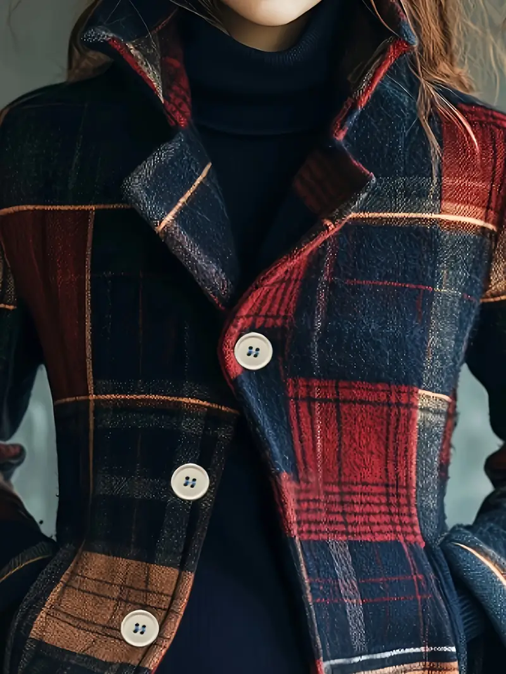 Marsai - Cappotto Corto Con Motivo Tartan