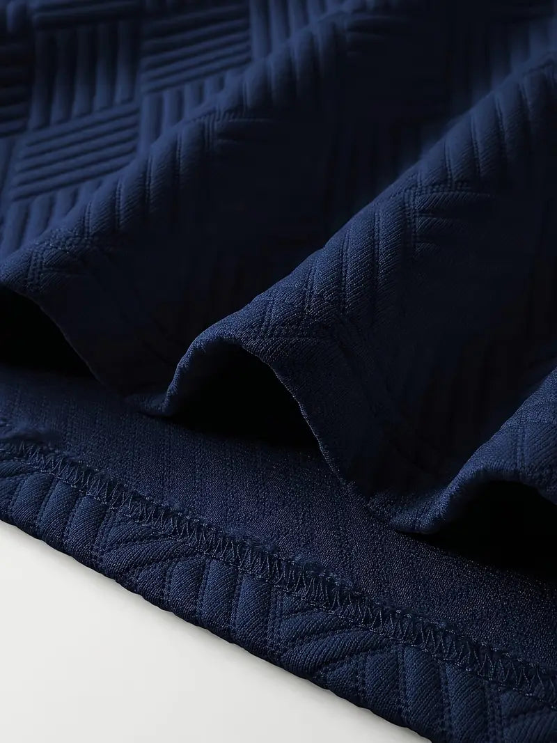 Kenric - Camicia Casual Con Bottoni e Trama Particolare