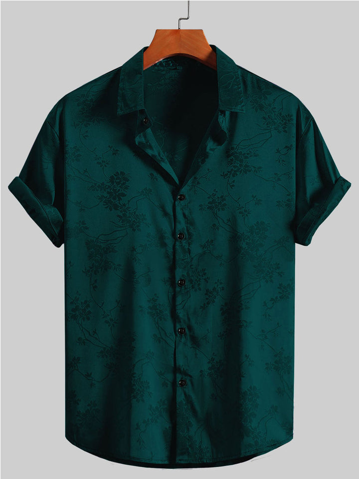 Bogdan - Elegante Manica Corta Stampato Camicia