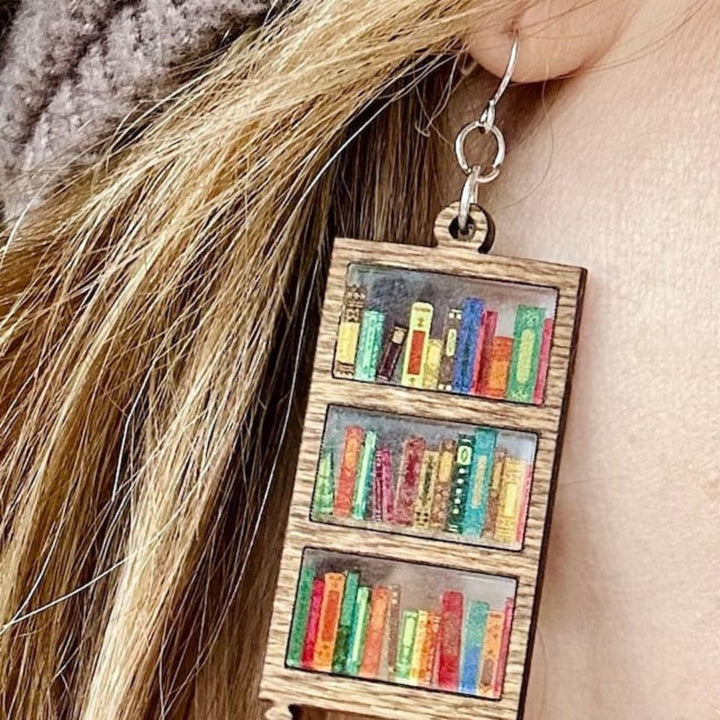 Kamia - Coppia di Orecchini per gli Amanti dei Libri