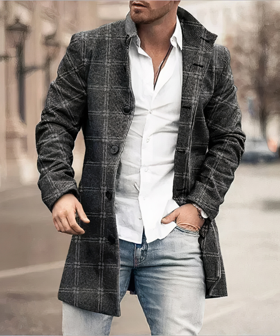 Evans - Trench Classico Con Abbottonatura Frontale