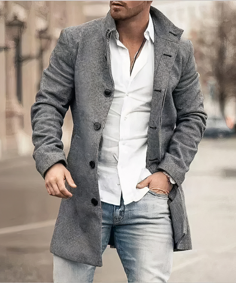 Evans - Trench Classico Con Abbottonatura Frontale