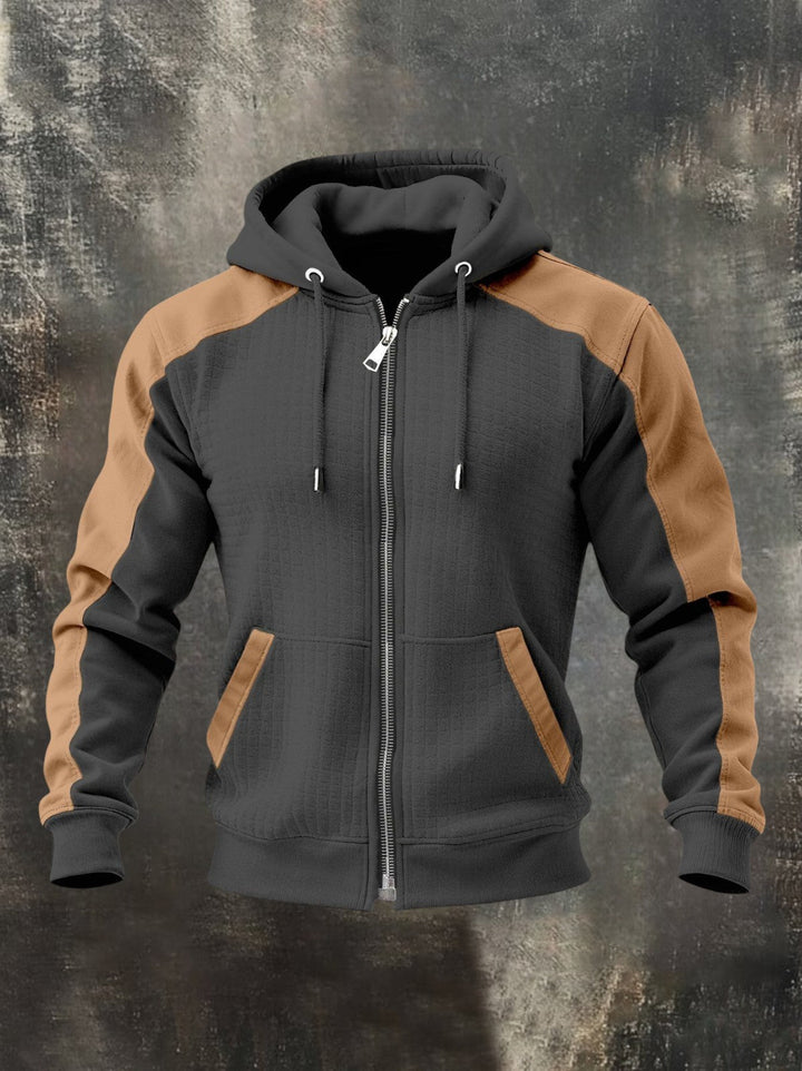 Gunter - Felpa Con Zip Bicolore