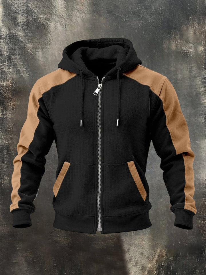 Gunter - Felpa Con Zip Bicolore