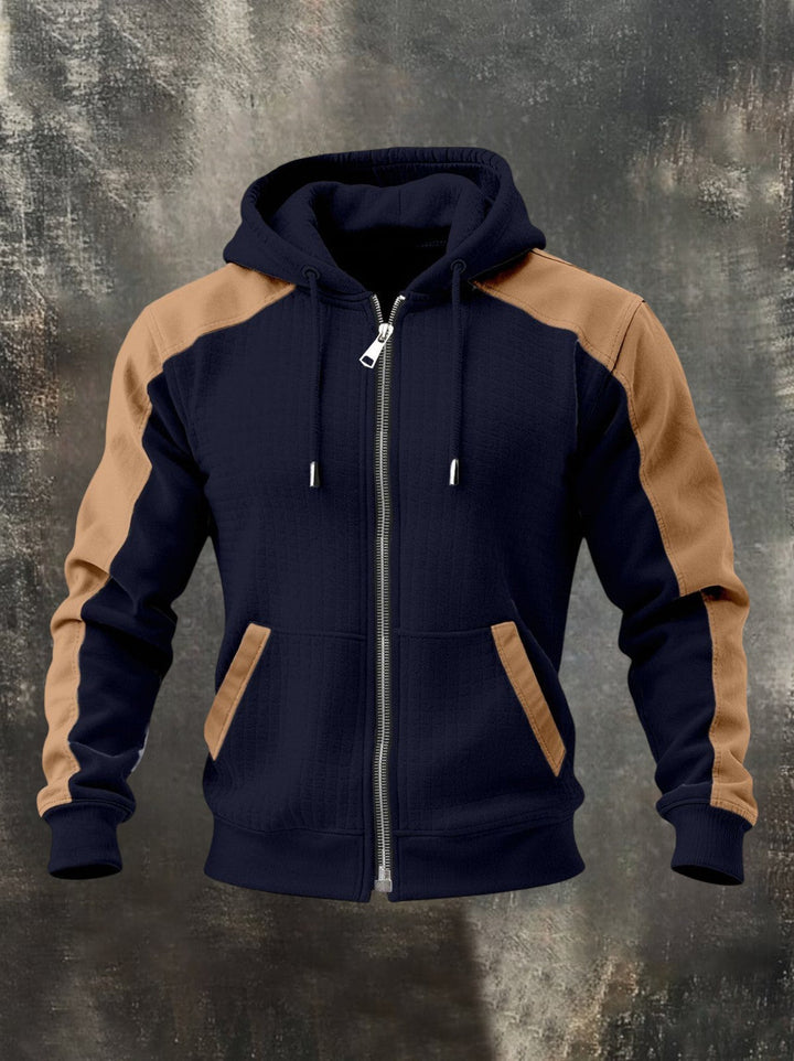 Gunter - Felpa Con Zip Bicolore