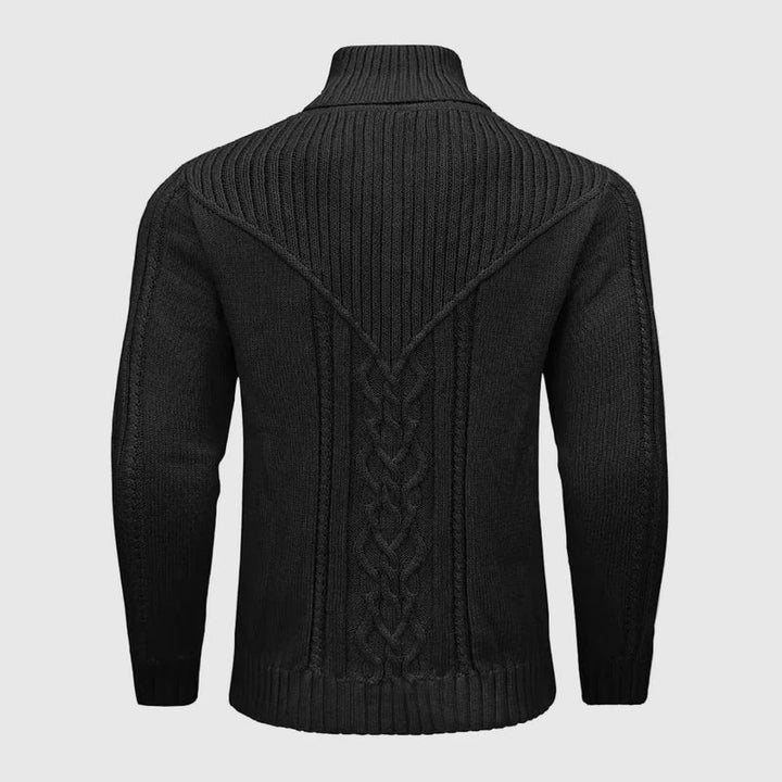 Gregorio - Maglione Lavorato a Maglia Con Collo a Scialle