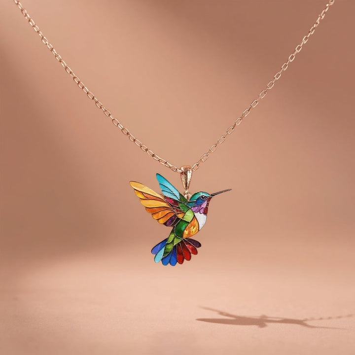 Nahla - Collana e Orecchini Colibrì