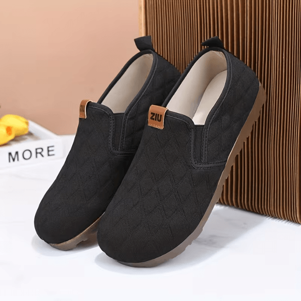 Malisaa - Scarpe Slip-On Con Cuciture a Rombi