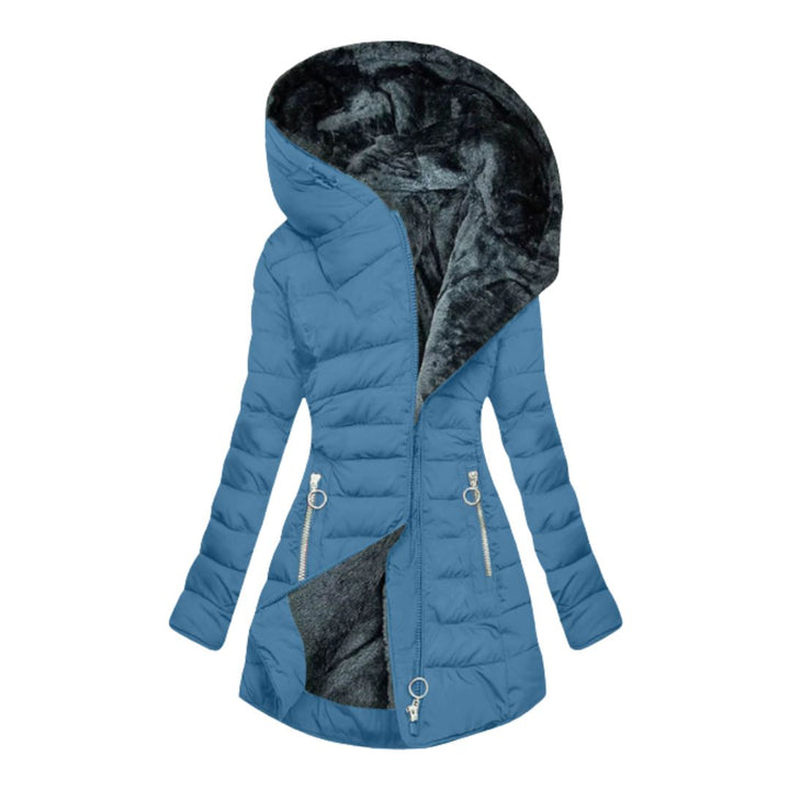 Ruchmira - Cappotto Impermeabile Imbottito Con Cappuccio e Fodera In Pile