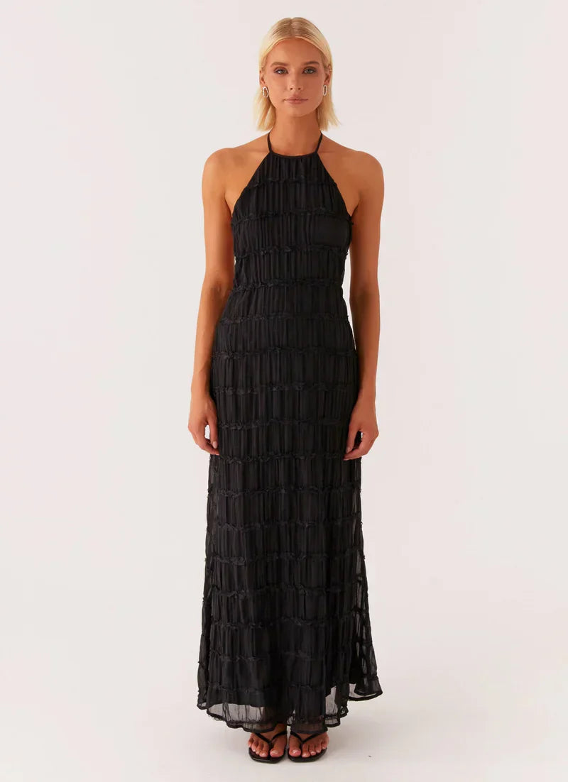 Falkenberg - Elegante Maxi Abito Bohémien