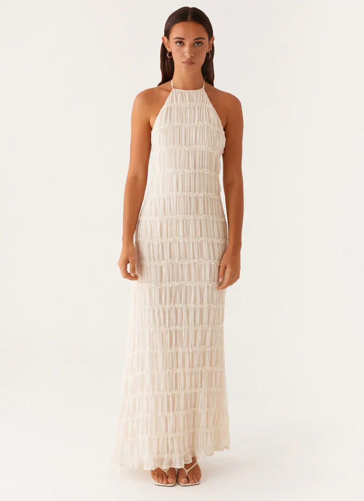 Falkenberg - Elegante Maxi Abito Bohémien