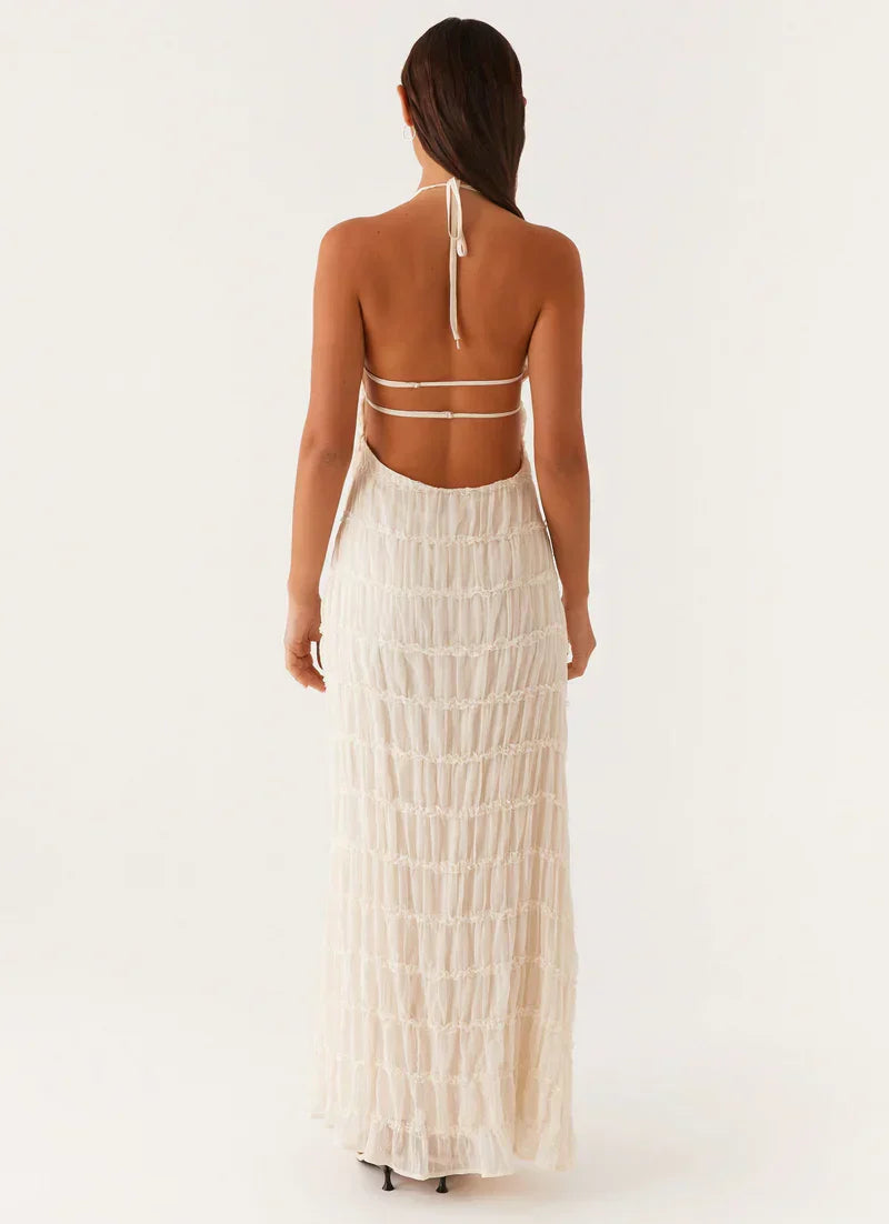 Falkenberg - Elegante Maxi Abito Bohémien